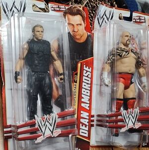 WWE Dean Ambrose and Tenasi Wrestling Action Figures.